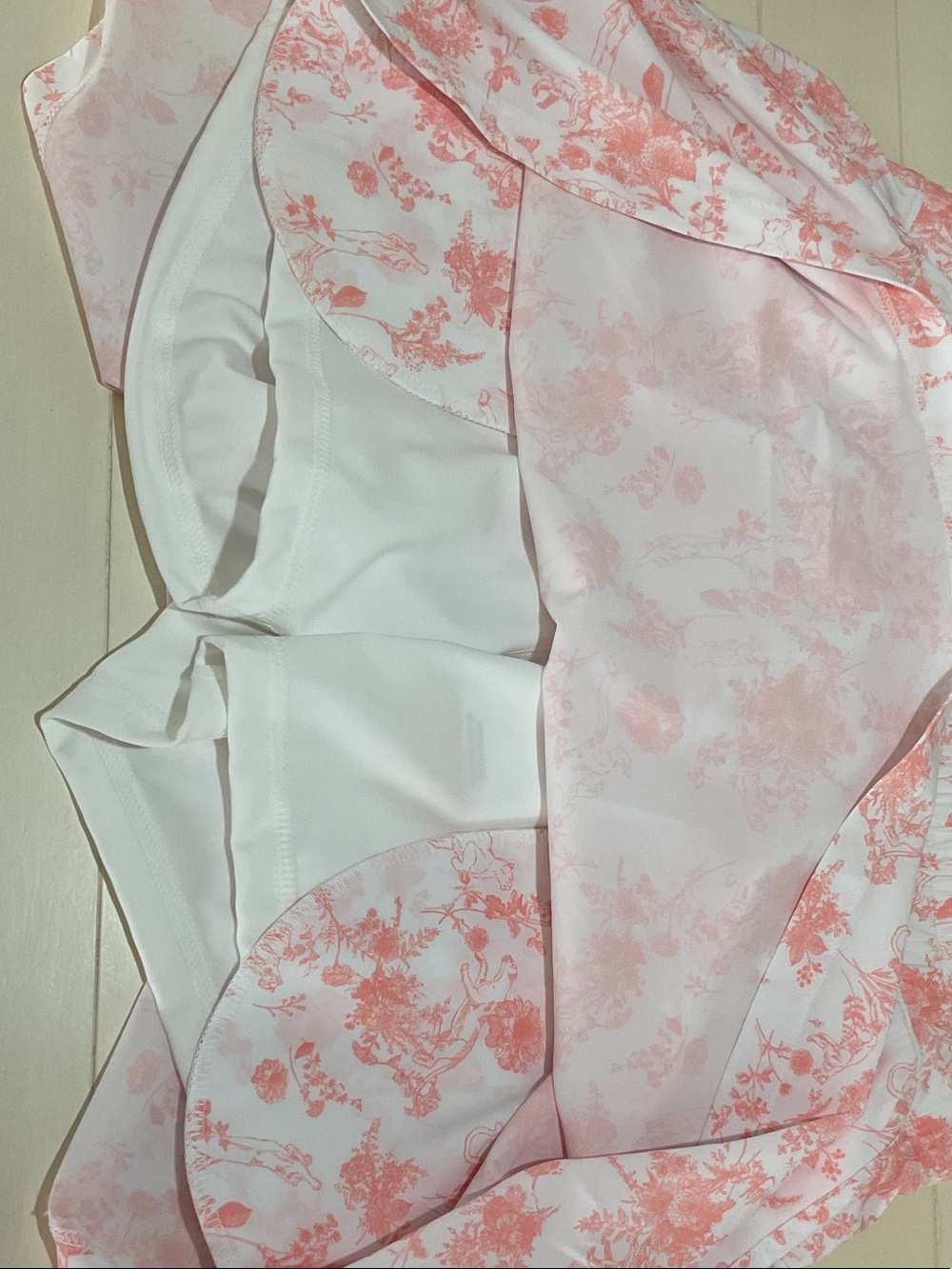 Puma Pink Floral Elastic-Waist Skort - Picture 6 of 6